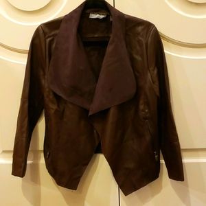 Bagatelle Brown Faux Leather Jacket